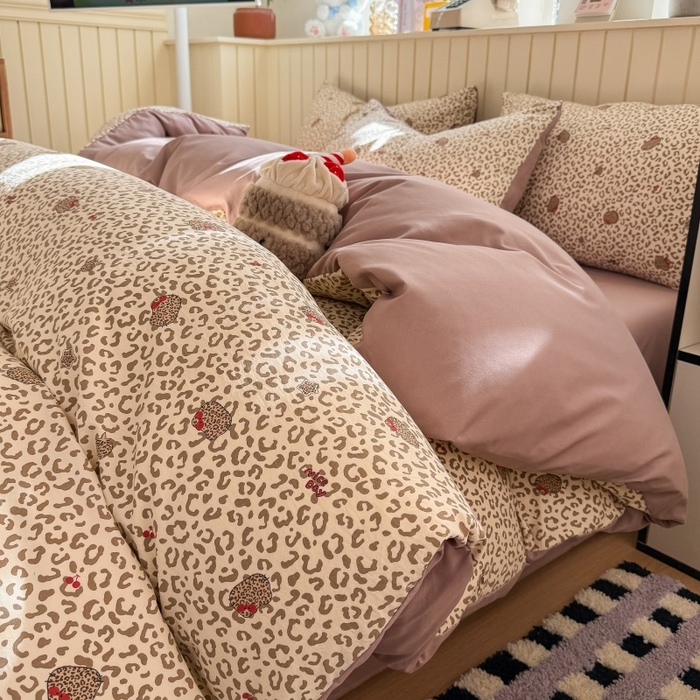 91家纺网 家纺一手货源 找家纺 （总）鑫佳居 2026新款古法仿棉小清新印花四件套