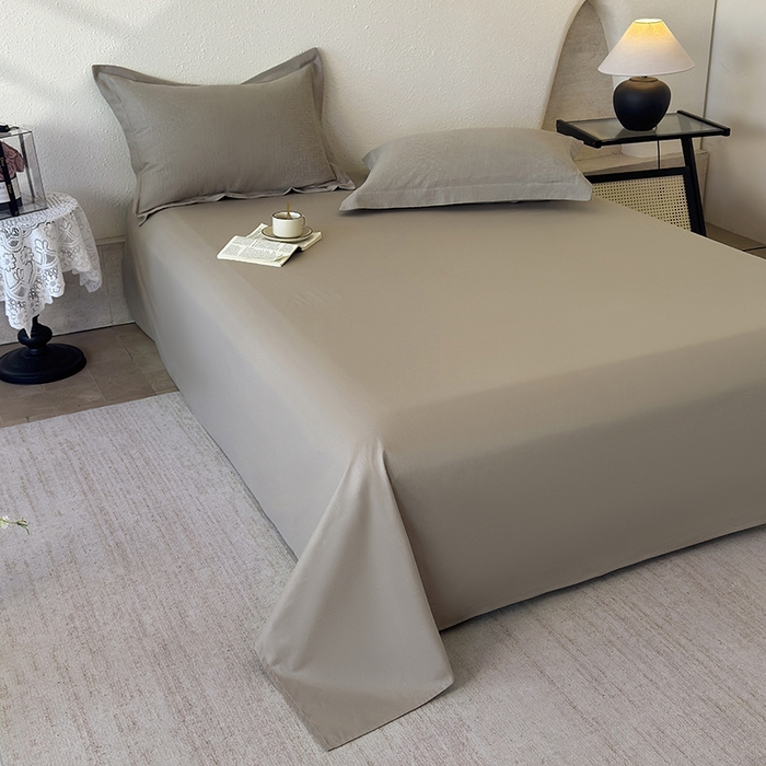 91家纺网 家纺一手货源 找家纺 玉相逢 2026新款全棉60S长绒棉立体厚织提花四件套 石烁-金属灰