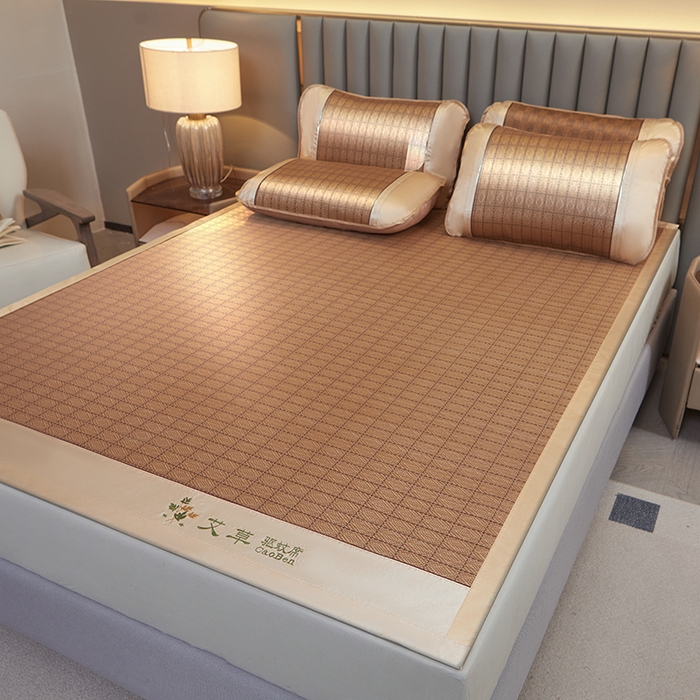 91家纺网 家纺一手货源 找家纺 （总）席匠 2026新款艾草驱蚊藤席凉席席子