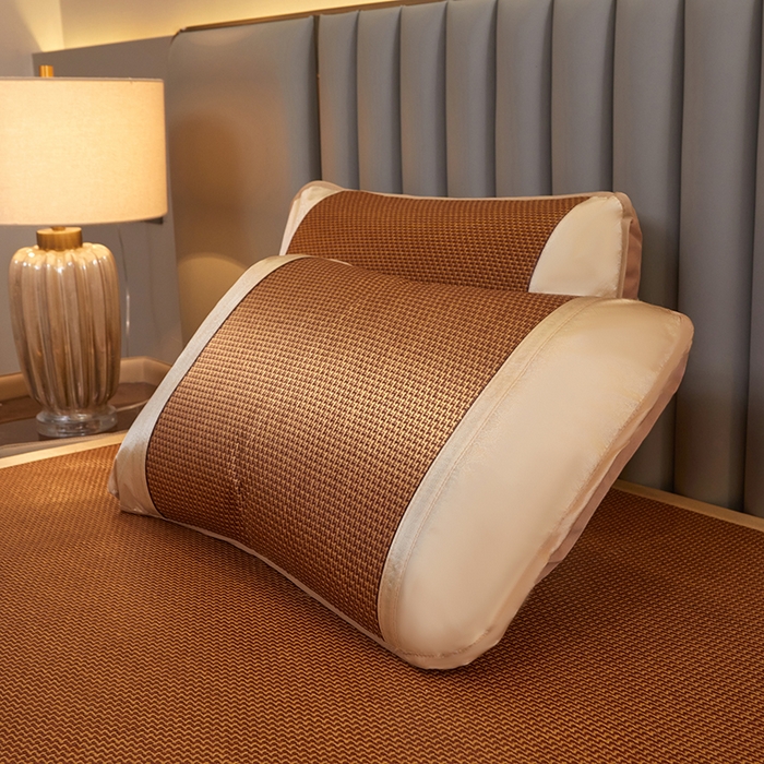 91家纺网 家纺一手货源 找家纺 席匠 2026新款艾草驱蚊藤席凉席席子 步步高