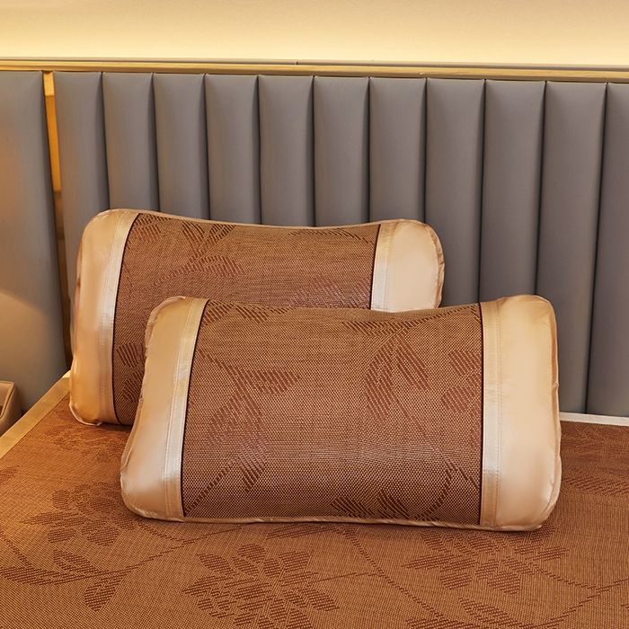 91家纺网 家纺一手货源 找家纺 席匠 2026新款艾草驱蚊藤席凉席席子 水中花