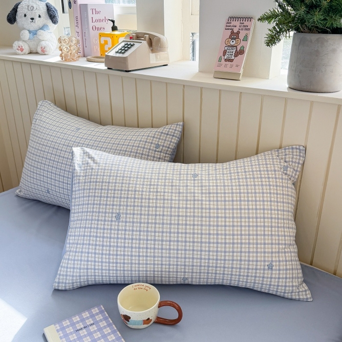 91家纺网 家纺一手货源 找家纺 鑫佳居 2026新款古法仿棉小清新印花单被套 愿落星河