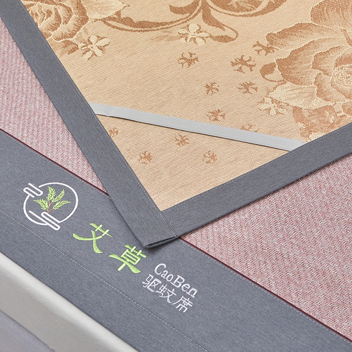 91家纺网 家纺一手货源 找家纺 席匠 2026新款双面印尼藤席凉席席子 樱花粉