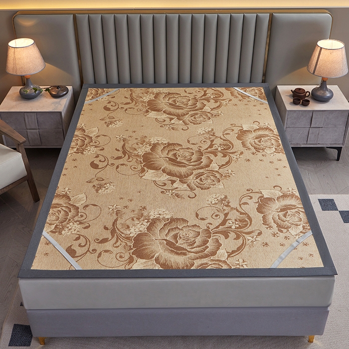 91家纺网 家纺一手货源 找家纺 席匠 2026新款双面印尼藤席凉席席子 古典棕