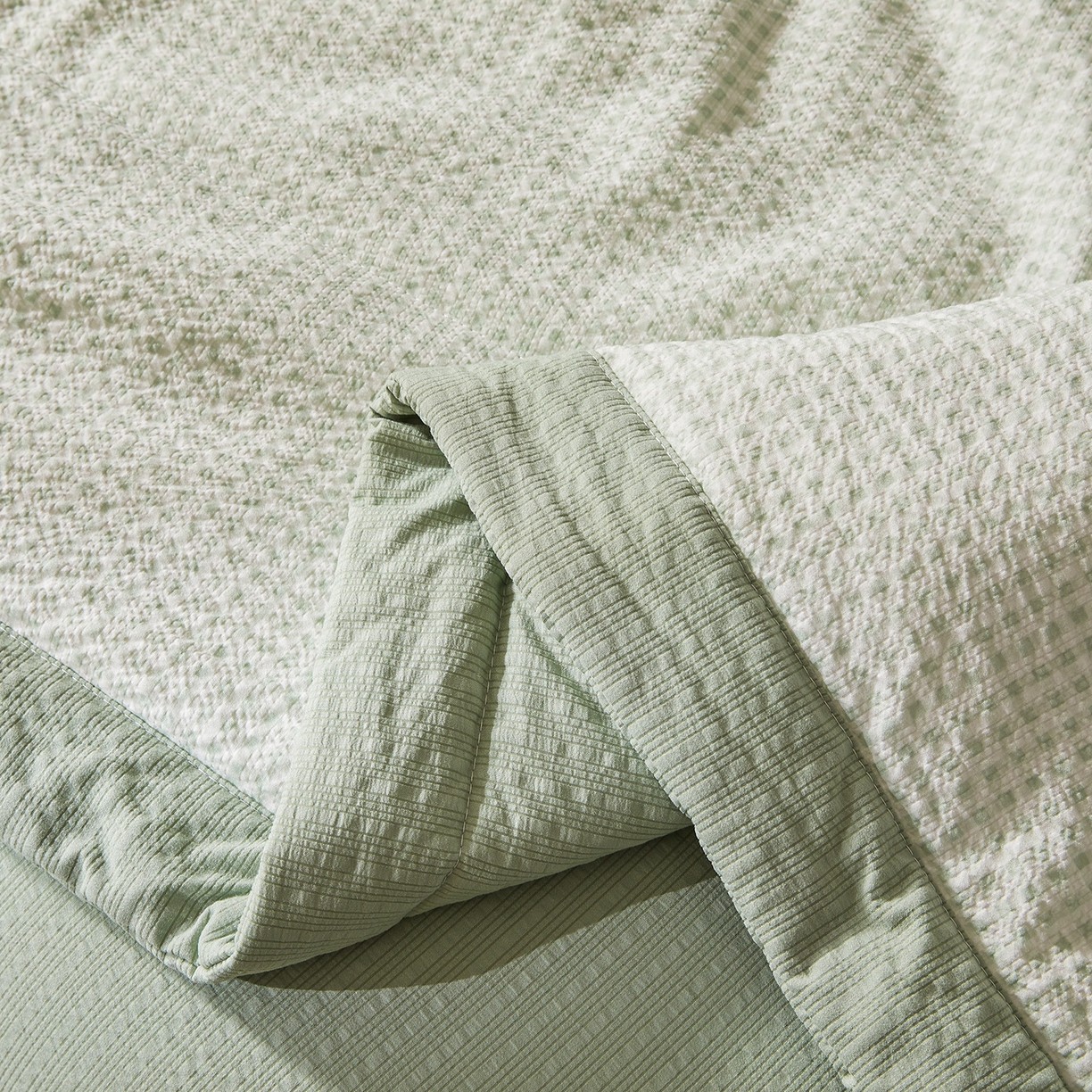 91家纺网 家纺一手货源 找家纺 （总）熙宴家纺 2026新款云感泡芙棉花夏被四件套