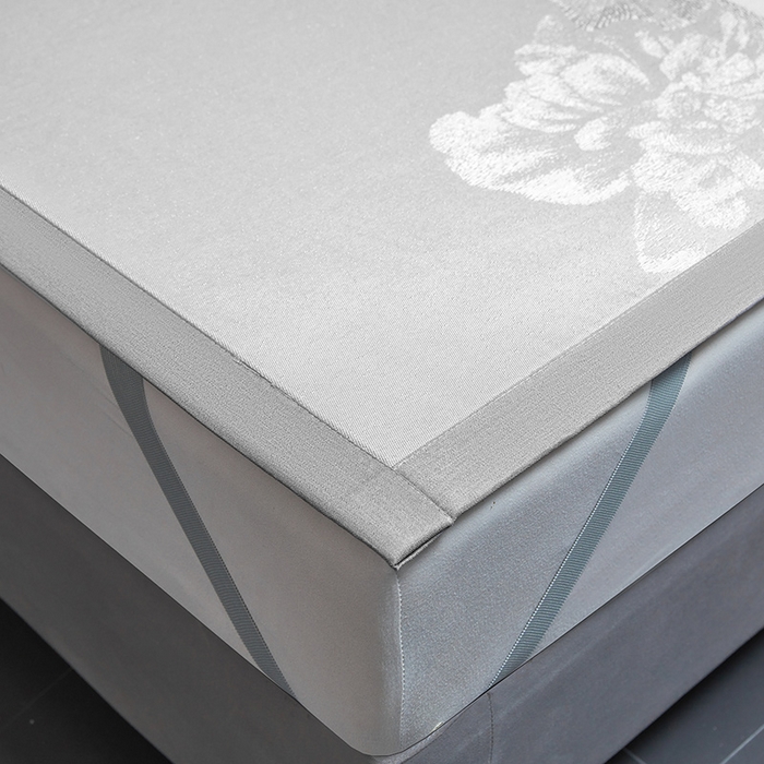 91家纺网 家纺一手货源 找家纺 航途席业 2026新款星河织梦提花粗冰丝席凉席席子 暮云灰