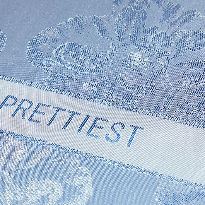 91家纺网 家纺一手货源 找家纺 航途席业 2026新款星河织梦提花粗冰丝席凉席席子 晴川蓝