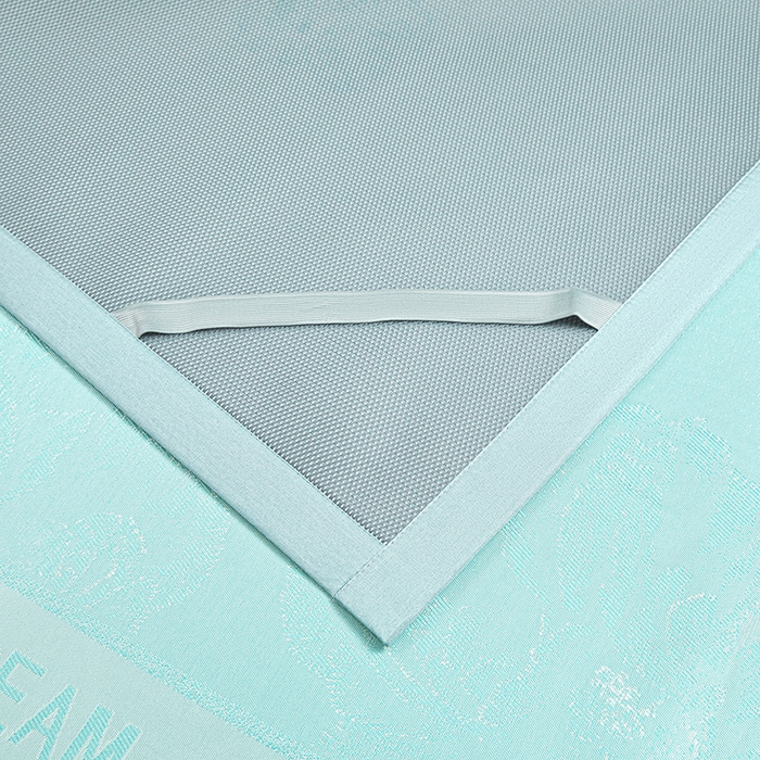 91家纺网 家纺一手货源 找家纺 航途席业 2026新款星河织梦提花粗冰丝席凉席席子 松间绿