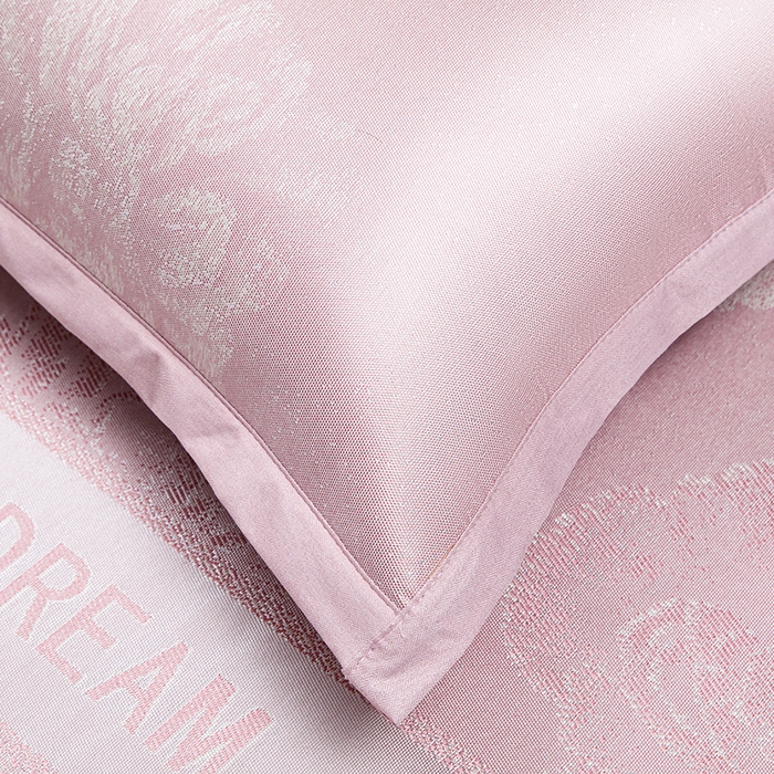 91家纺网 家纺一手货源 找家纺 航途席业 2026新款星河织梦提花粗冰丝席凉席席子 桃夭粉