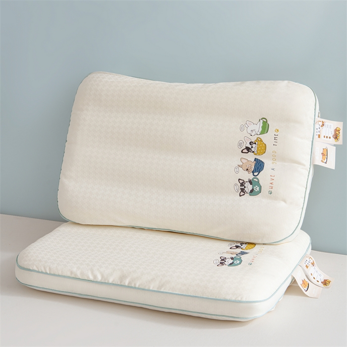 91家纺网 家纺一手货源 找家纺 （总）永乐枕芯 2026新款四只小狗护颈儿童枕枕头枕芯