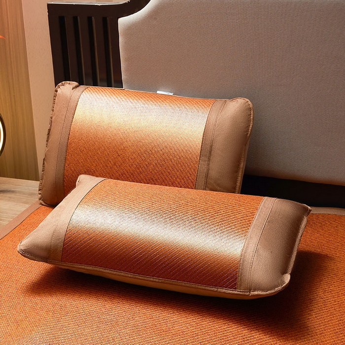 91家纺网 家纺一手货源 找家纺 （总）航途席业 2026新款山河清风印尼双面藤凉席席子