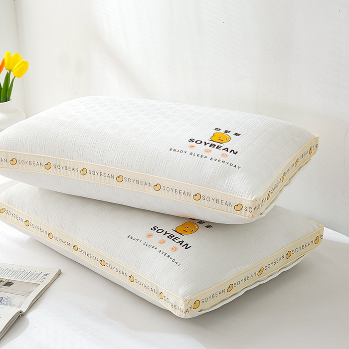 91家纺网 家纺一手货源 找家纺 永乐枕芯 2026新款豆多多立体枕枕头枕芯 豆多多立体枕白