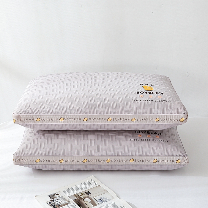 91家纺网 家纺一手货源 找家纺 永乐枕芯 2026新款豆多多立体枕枕头枕芯 豆多多立体枕灰