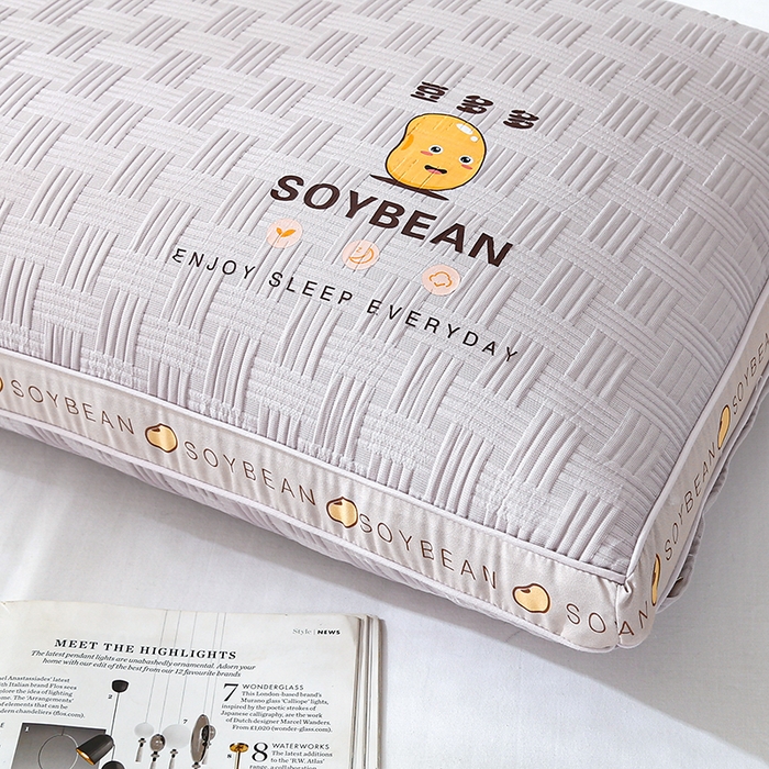 91家纺网 家纺一手货源 找家纺 永乐枕芯 2026新款豆多多立体枕枕头枕芯 豆多多立体枕灰