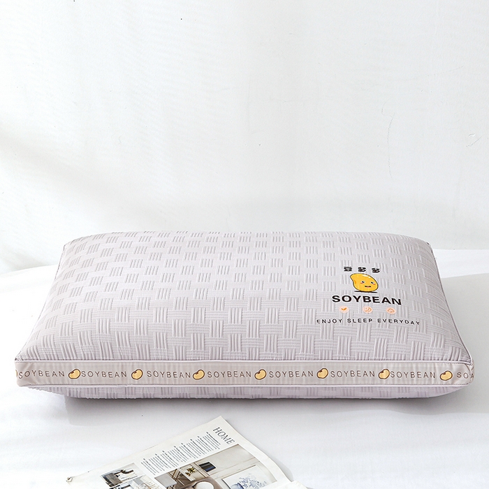 91家纺网 家纺一手货源 找家纺 永乐枕芯 2026新款豆多多立体枕枕头枕芯 豆多多立体枕灰