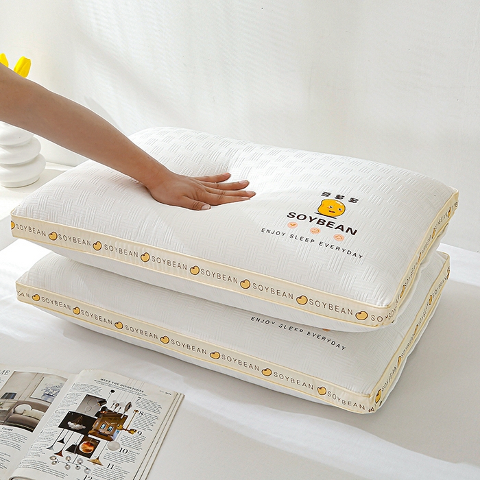 91家纺网 家纺一手货源 找家纺 永乐枕芯 2026新款豆多多立体枕枕头枕芯 豆多多立体枕白