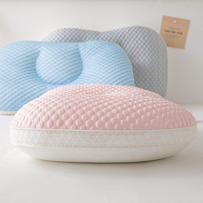 91家纺网 家纺一手货源 找家纺 永乐枕芯 2026新款凉豆豆蝶形护颈枕枕头枕芯 凉豆豆蝶形枕粉