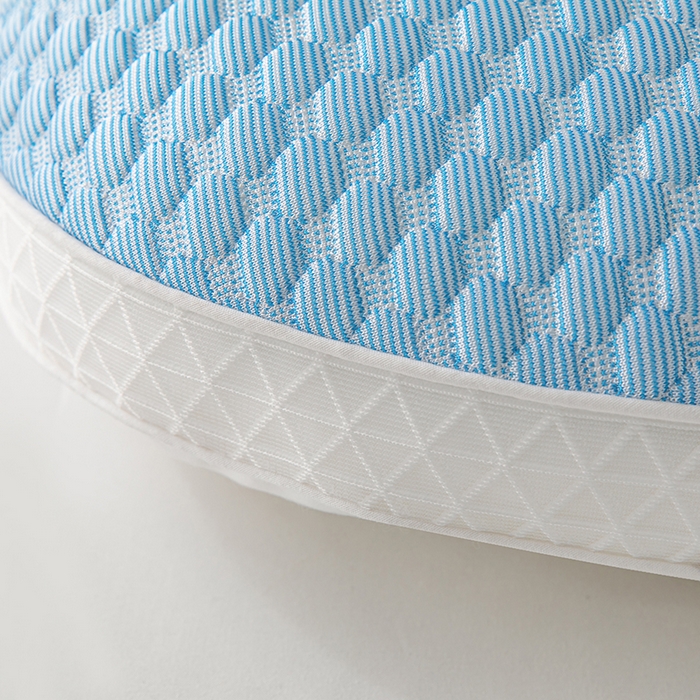 91家纺网 家纺一手货源 找家纺 永乐枕芯 2026新款凉豆豆蝶形护颈枕枕头枕芯 凉豆豆蝶形枕蓝