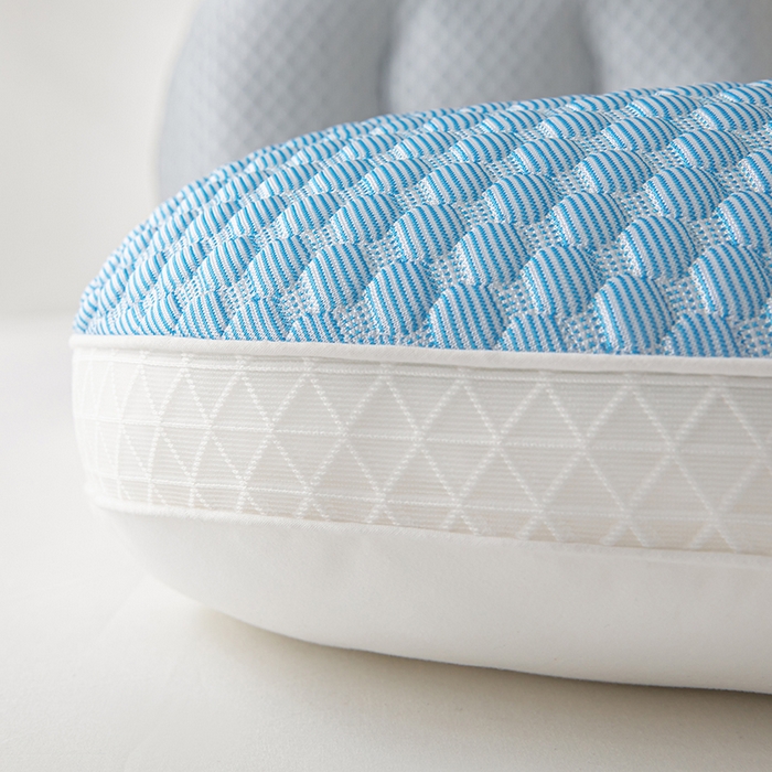 91家纺网 家纺一手货源 找家纺 永乐枕芯 2026新款凉豆豆蝶形护颈枕枕头枕芯 凉豆豆蝶形枕蓝