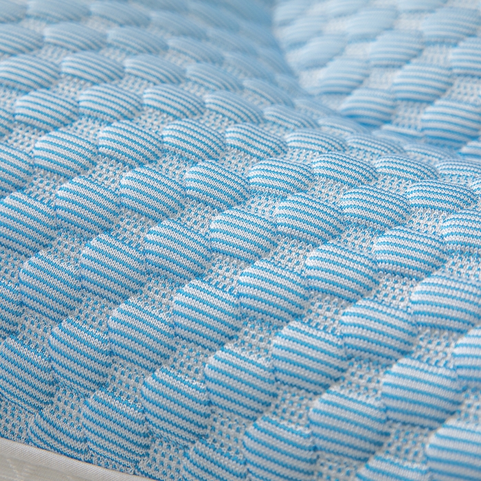 91家纺网 家纺一手货源 找家纺 永乐枕芯 2026新款凉豆豆蝶形护颈枕枕头枕芯 凉豆豆蝶形枕蓝