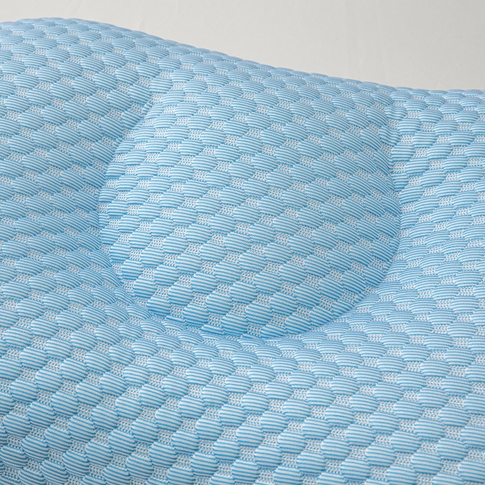 91家纺网 家纺一手货源 找家纺 永乐枕芯 2026新款凉豆豆蝶形护颈枕枕头枕芯 凉豆豆蝶形枕蓝