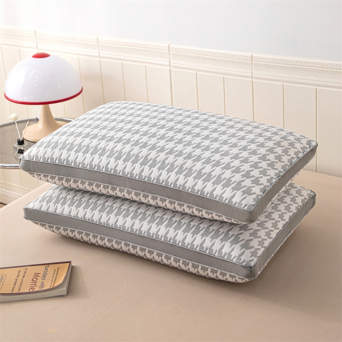 91家纺网 家纺一手货源 找家纺 （总）永乐枕芯 2026新款千鸟格立体枕枕头枕芯