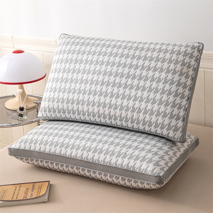 91家纺网 家纺一手货源 找家纺 （总）永乐枕芯 2026新款千鸟格立体枕枕头枕芯