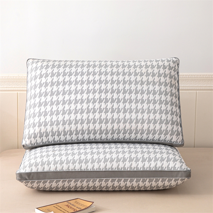 91家纺网 家纺一手货源 找家纺 （总）永乐枕芯 2026新款千鸟格立体枕枕头枕芯