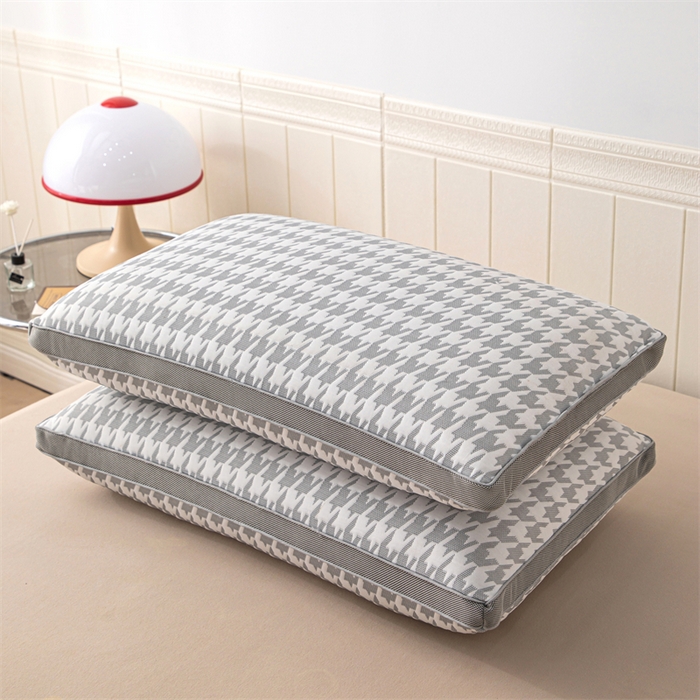 91家纺网 家纺一手货源 找家纺 （总）永乐枕芯 2026新款千鸟格立体枕枕头枕芯