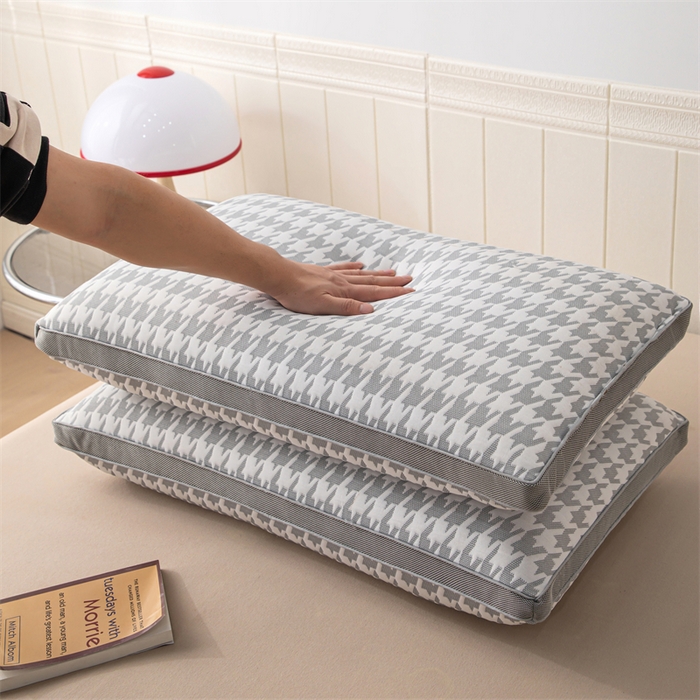 91家纺网 家纺一手货源 找家纺 （总）永乐枕芯 2026新款千鸟格立体枕枕头枕芯