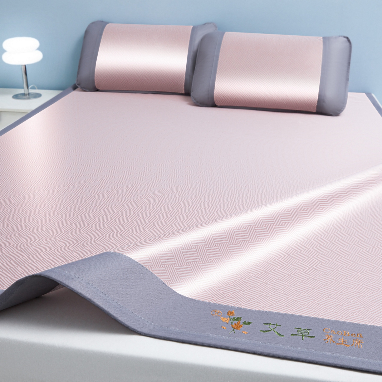 91家纺网 家纺一手货源 找家纺 （总）席匠 2026新款粗冰丝饼干凉席席子