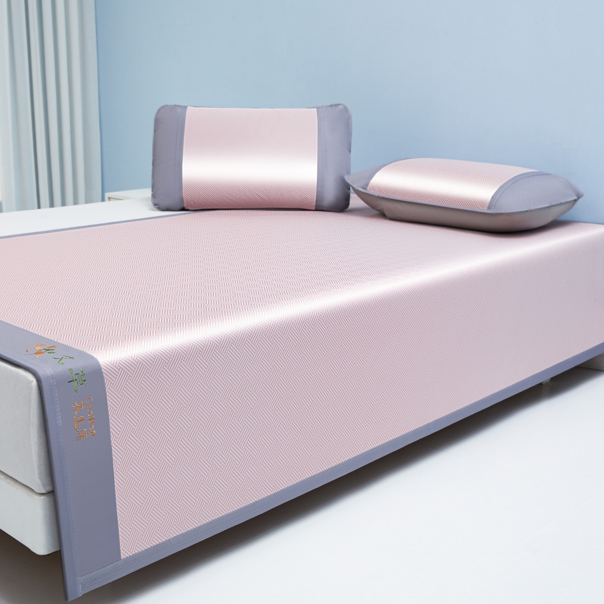 91家纺网 家纺一手货源 找家纺 （总）席匠 2026新款粗冰丝饼干凉席席子