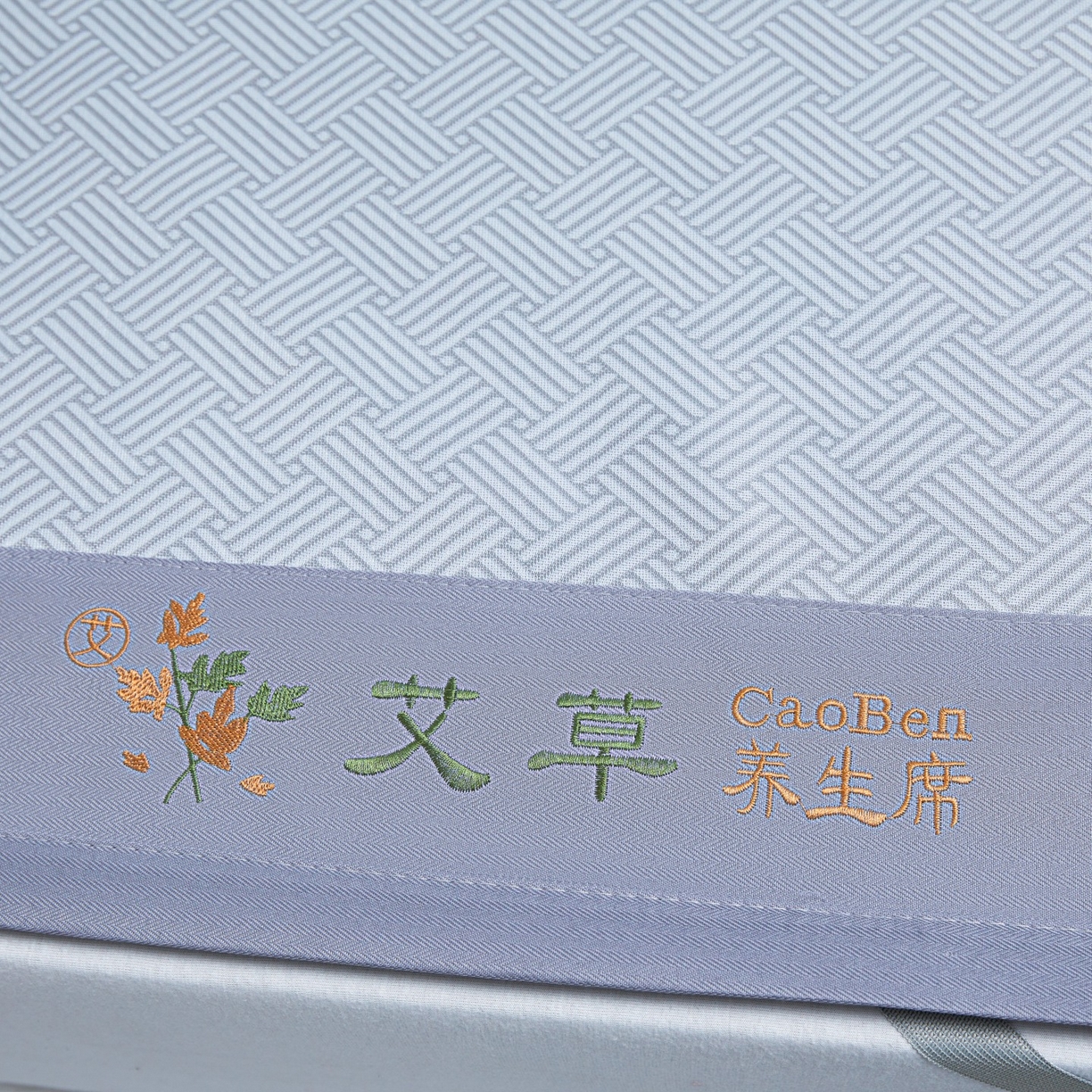 91家纺网 家纺一手货源 找家纺 席匠 2026新款粗冰丝饼干凉席席子 灰色