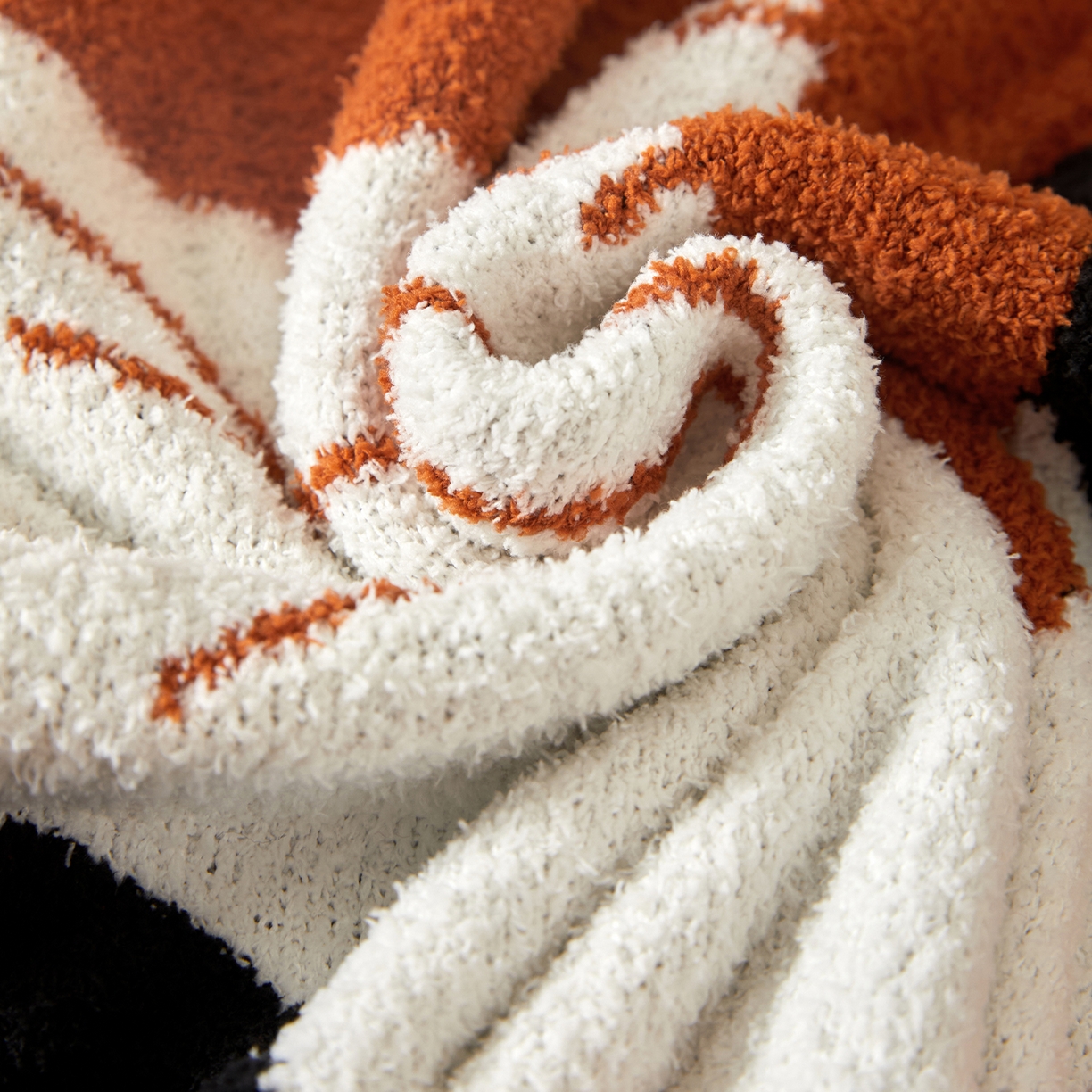 91家纺网 家纺一手货源 找家纺 航途席业 2026新款半边绒毛毯毯子 喵喵悠闲日