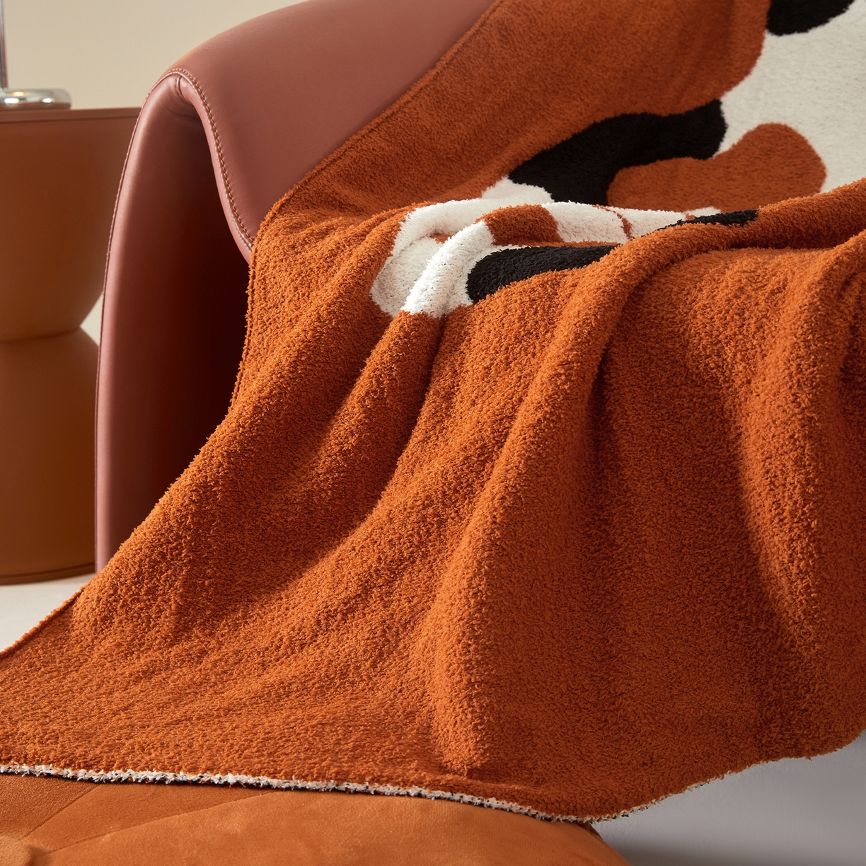 91家纺网 家纺一手货源 找家纺 航途席业 2026新款半边绒毛毯毯子 喵喵悠闲日