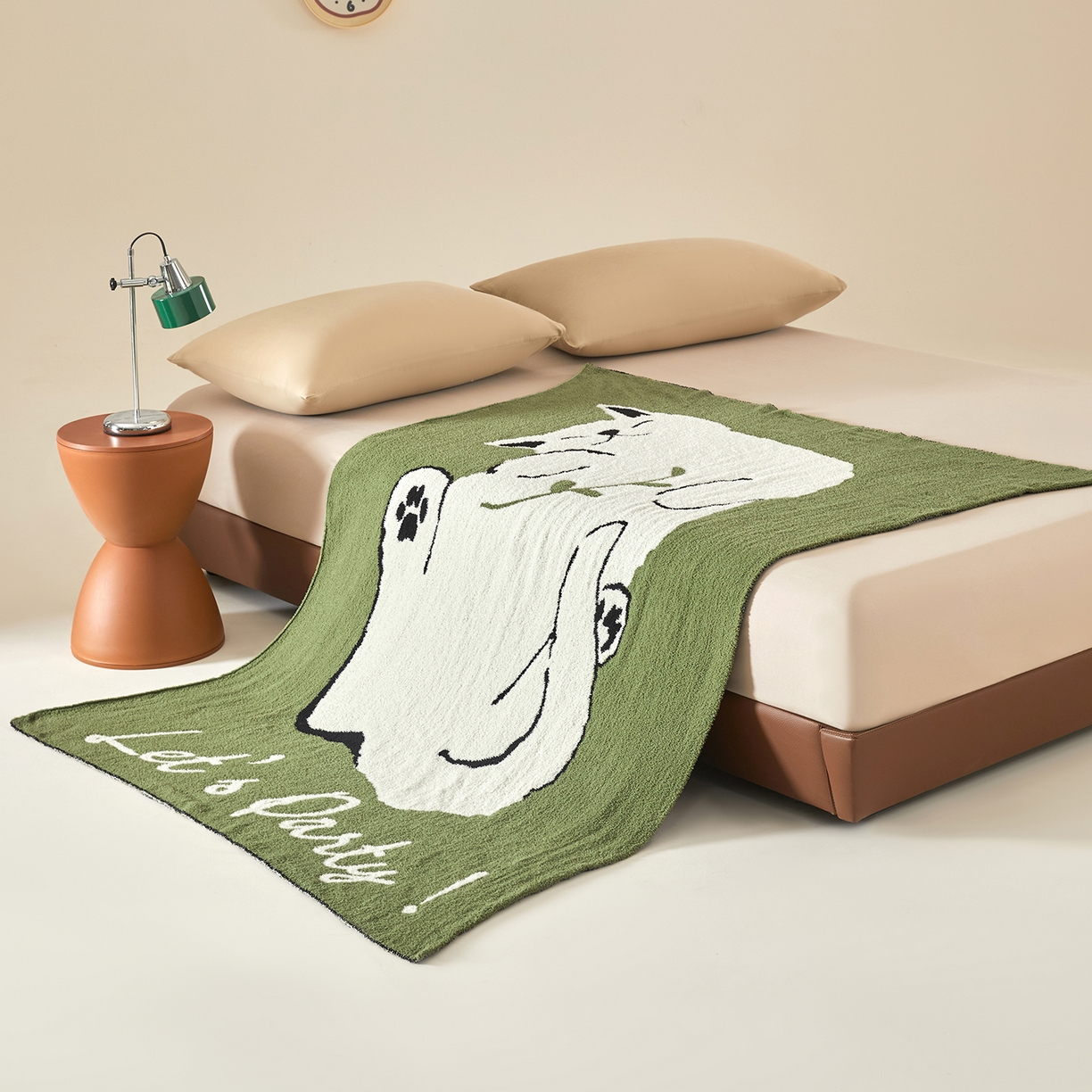 91家纺网 家纺一手货源 找家纺 航途席业 2026新款半边绒毛毯毯子 草坪喵