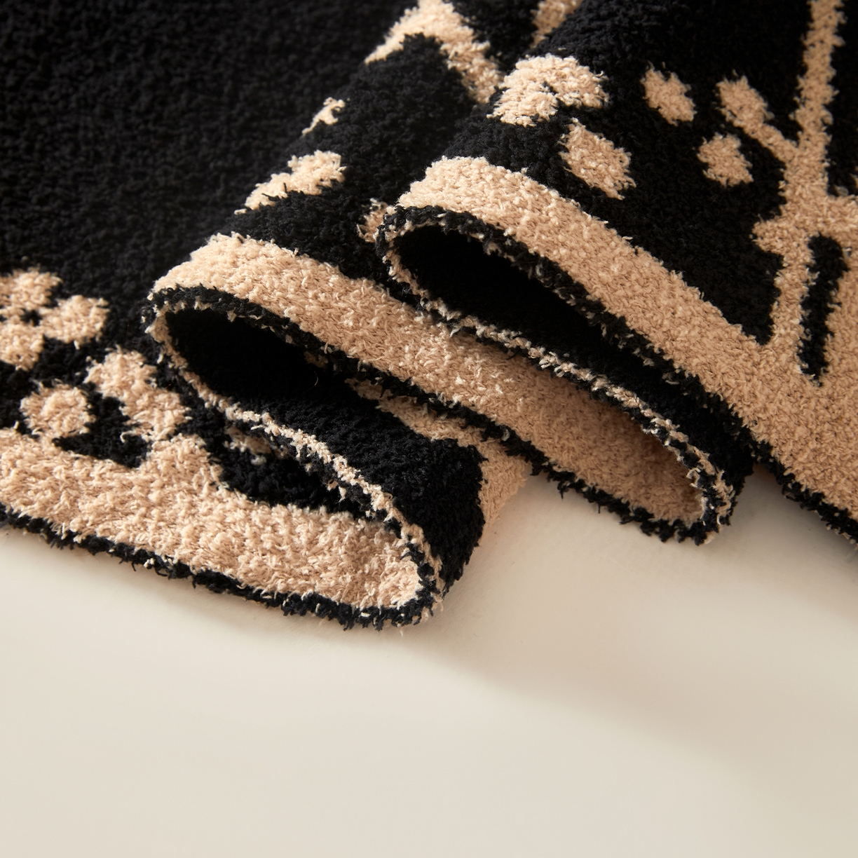 91家纺网 家纺一手货源 找家纺 航途席业 2026新款半边绒毛毯毯子 墨竹