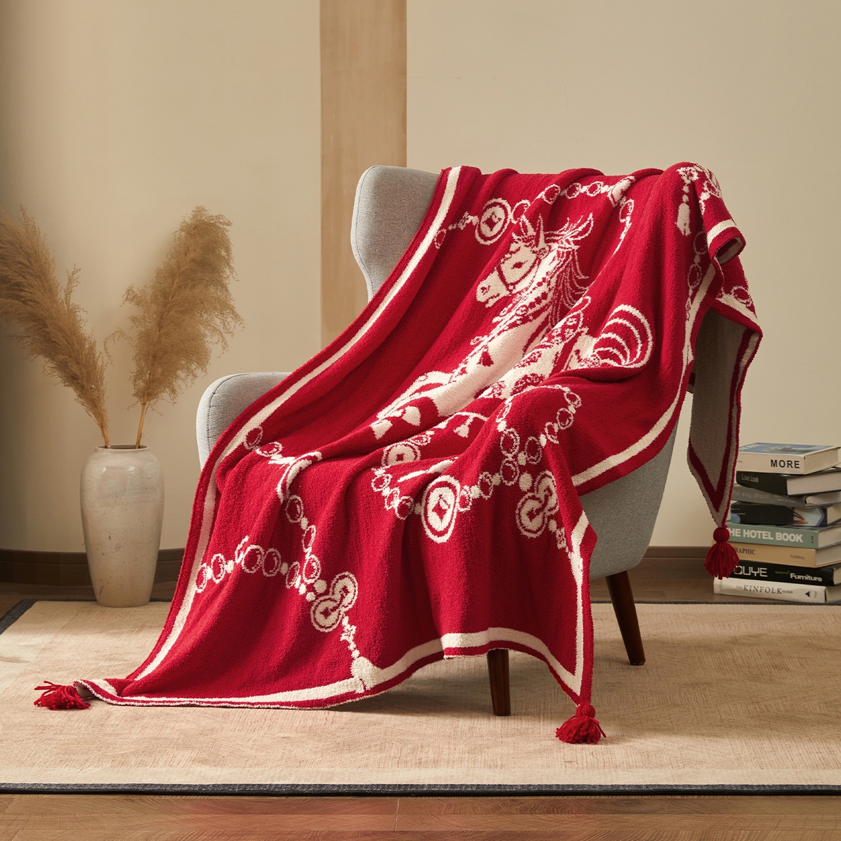 91家纺网 家纺一手货源 找家纺 航途席业 2026新款半边绒毛毯毯子 千金裘双面