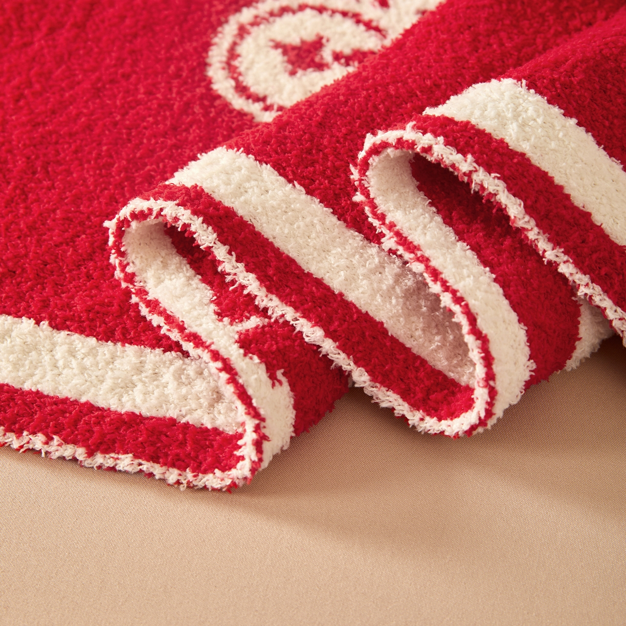 91家纺网 家纺一手货源 找家纺 航途席业 2026新款半边绒毛毯毯子 千金裘双面