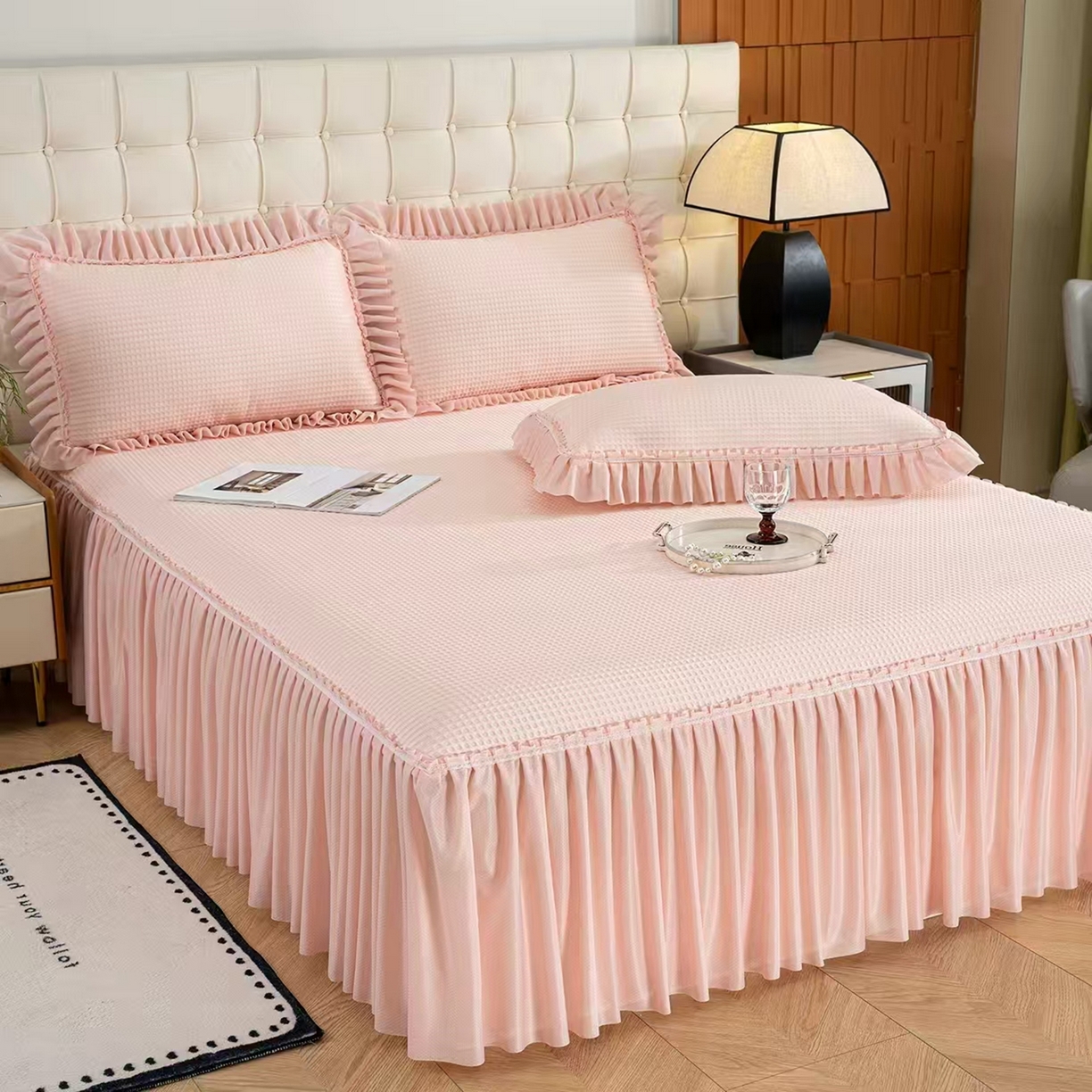 （总）席匠 2026春夏新款简约镂空豆豆席子凉席