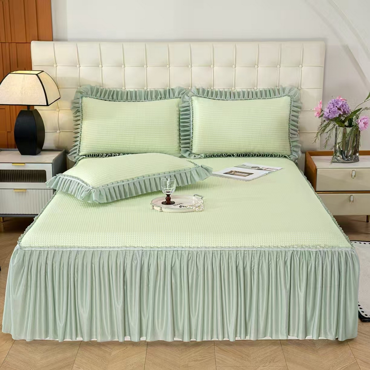 91家纺网 家纺一手货源 找家纺 （总）席匠 2026春夏新款简约镂空豆豆席子凉席