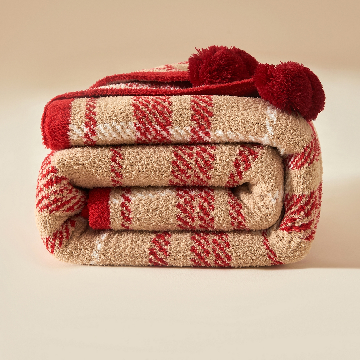 91家纺网 家纺一手货源 找家纺 航途席业 2026新款半边绒毛毯毯子 千鸟格纹