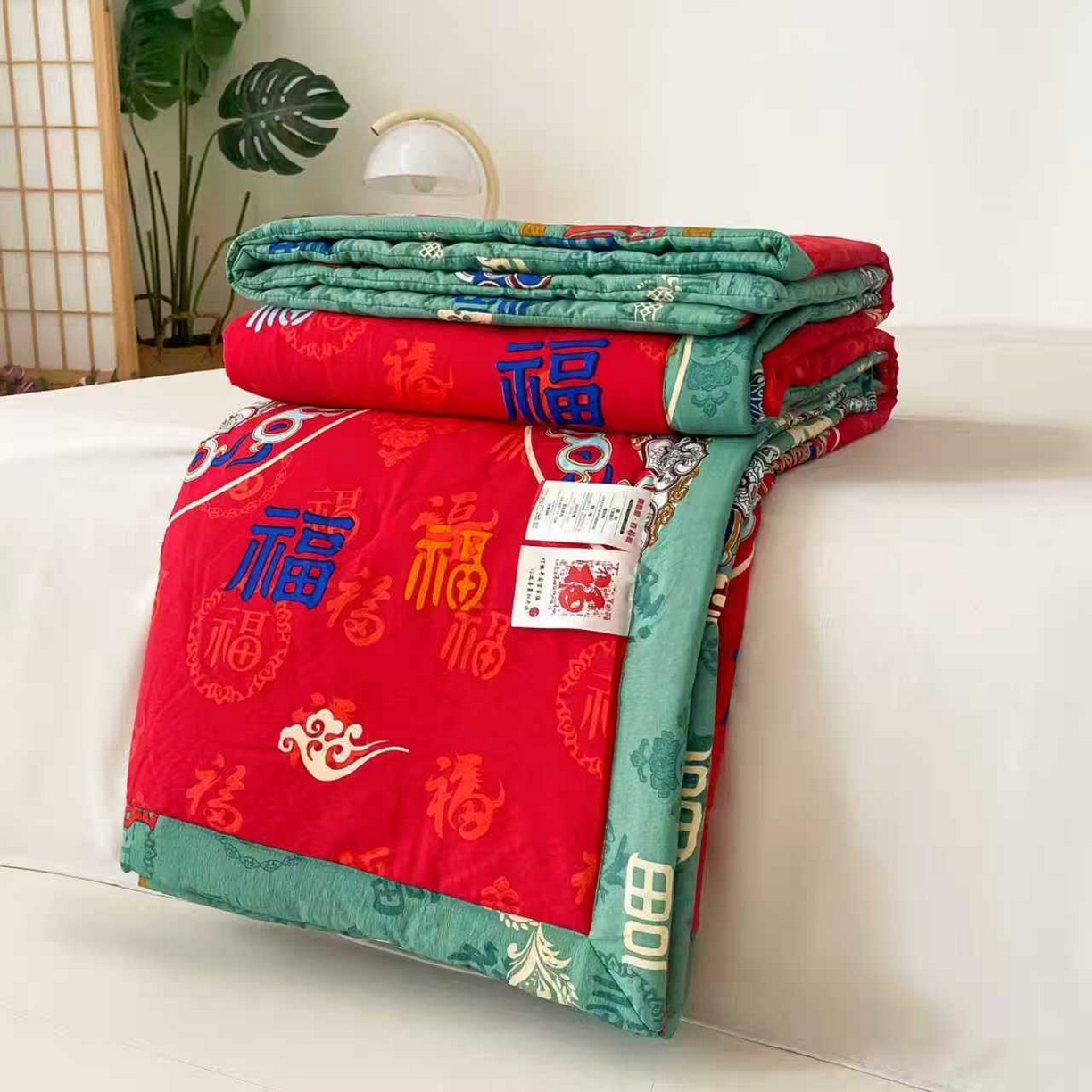 91家纺网 家纺一手货源 找家纺 （总）爱宝被业 2026新款水洗棉20%大豆夏凉被