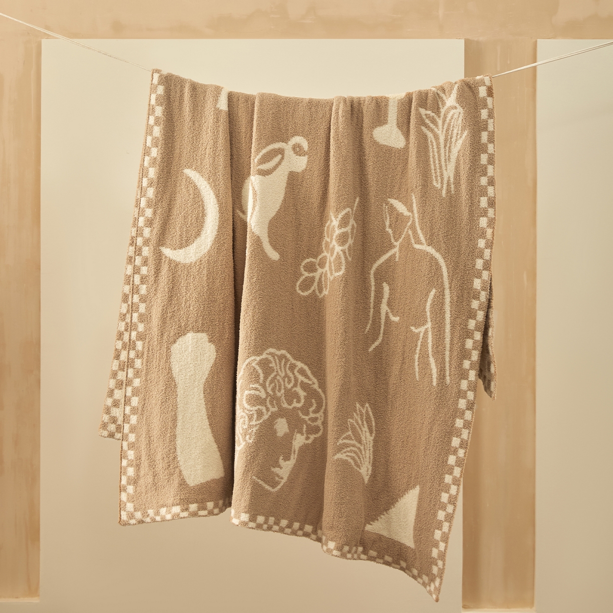 航途席业 2026新款半边绒毛毯毯子 轻絮