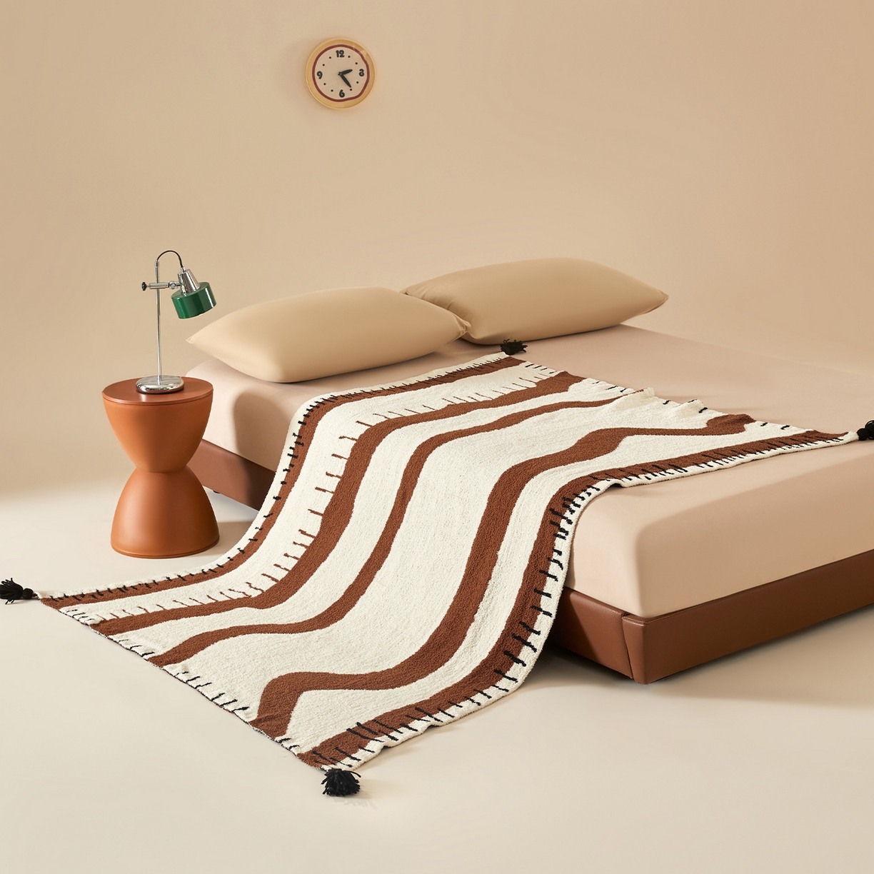 91家纺网 家纺一手货源 找家纺 航途席业 2026新款半边绒毛毯毯子 山澜