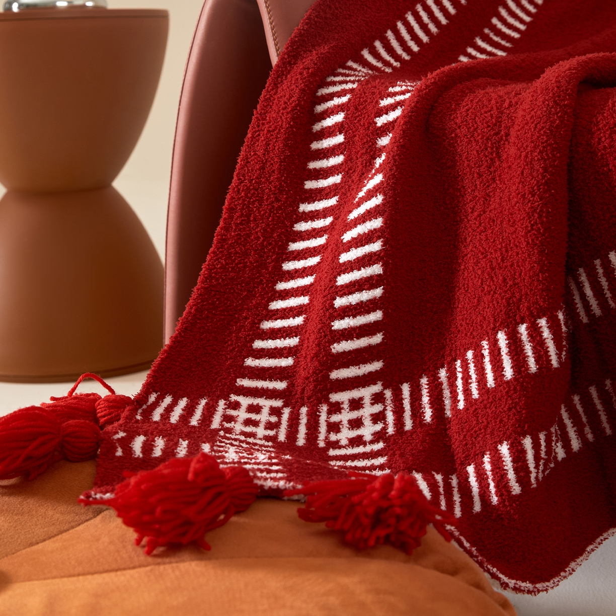 91家纺网 家纺一手货源 找家纺 航途席业 2026新款半边绒毛毯毯子 岁暖