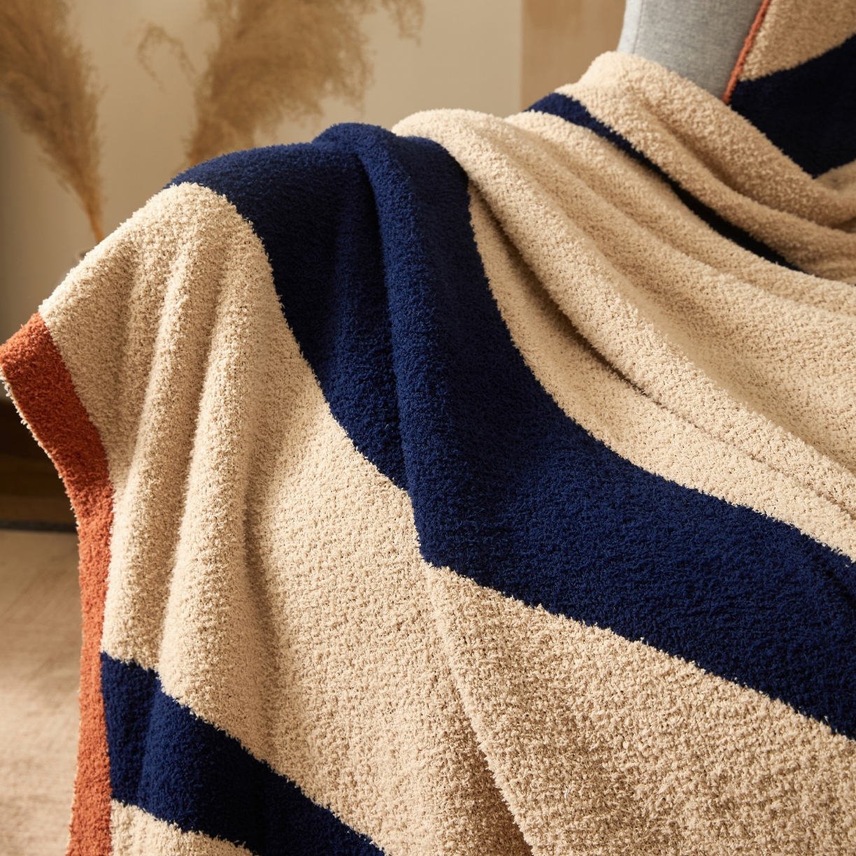 91家纺网 家纺一手货源 找家纺 航途席业 2026新款半边绒毛毯毯子 星野