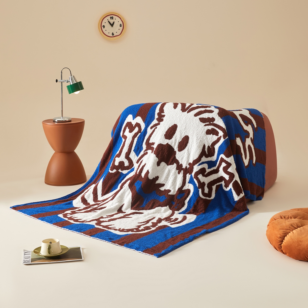 91家纺网 家纺一手货源 找家纺 航途席业 2026新款半边绒毛毯毯子 雪纳瑞