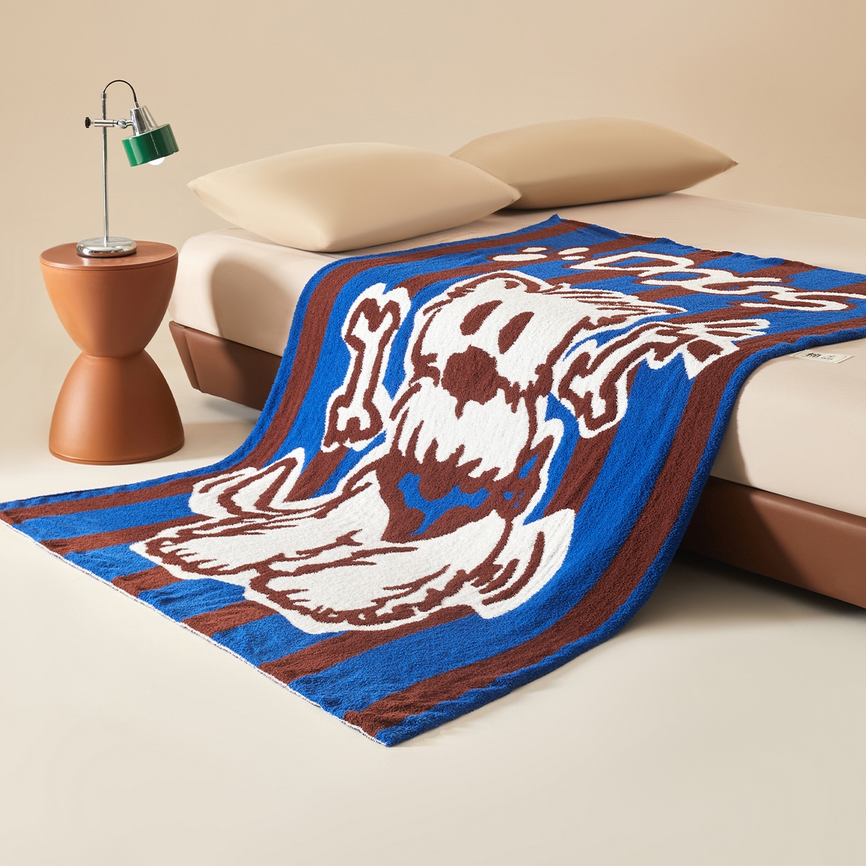 91家纺网 家纺一手货源 找家纺 航途席业 2026新款半边绒毛毯毯子 雪纳瑞