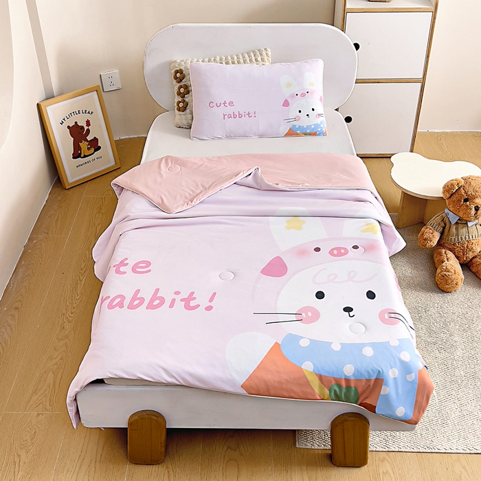 91家纺网 家纺一手货源 找家纺 （总）御棉坊2026新款A类锦氨数码印花大版蚕丝儿童夏凉被幼儿园午睡被宝宝夏季空调被薄被子